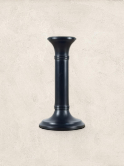 English Small Ebony Candlestick