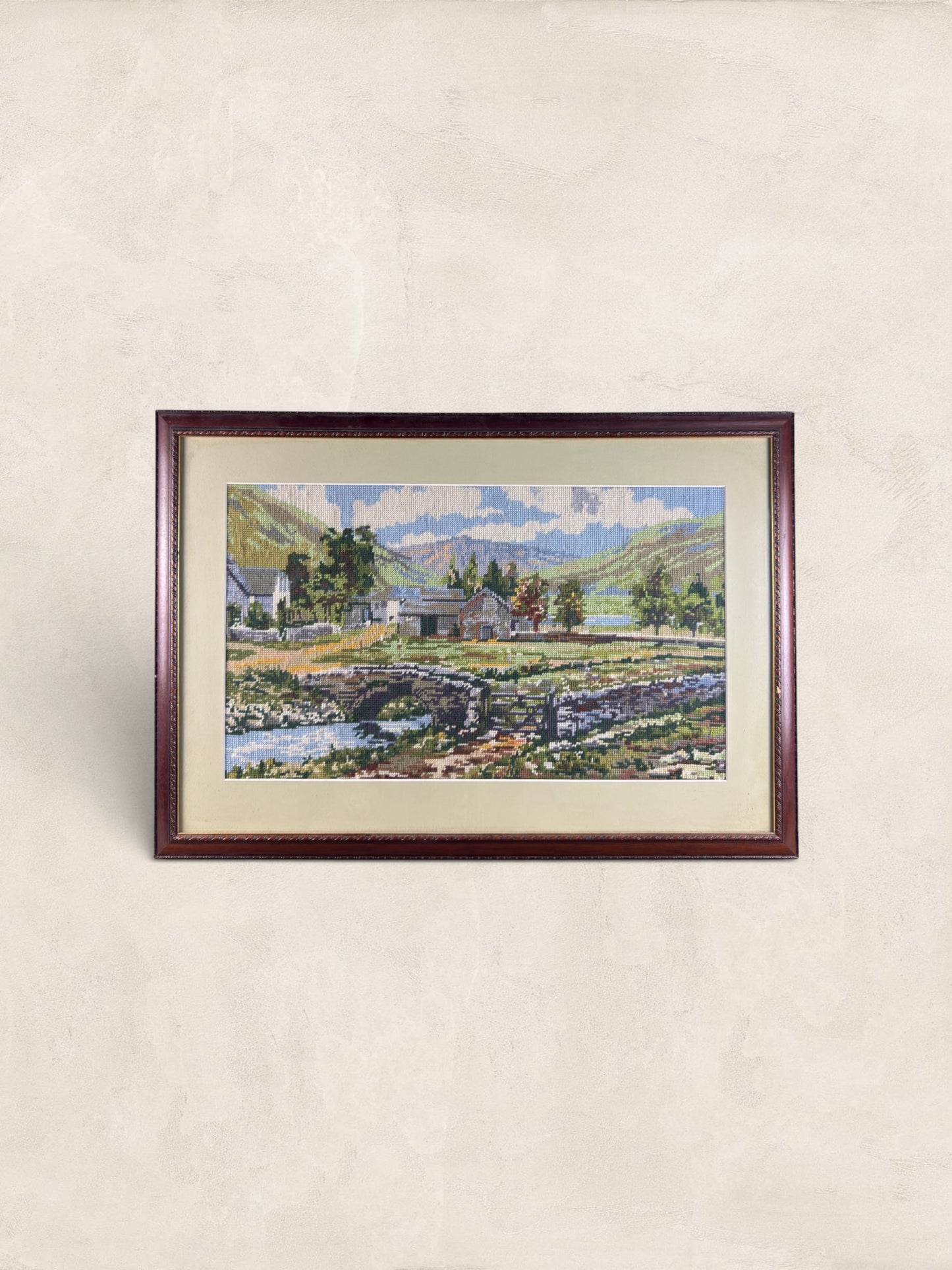 Framed Tapestry, 'Watendlath', Lake District