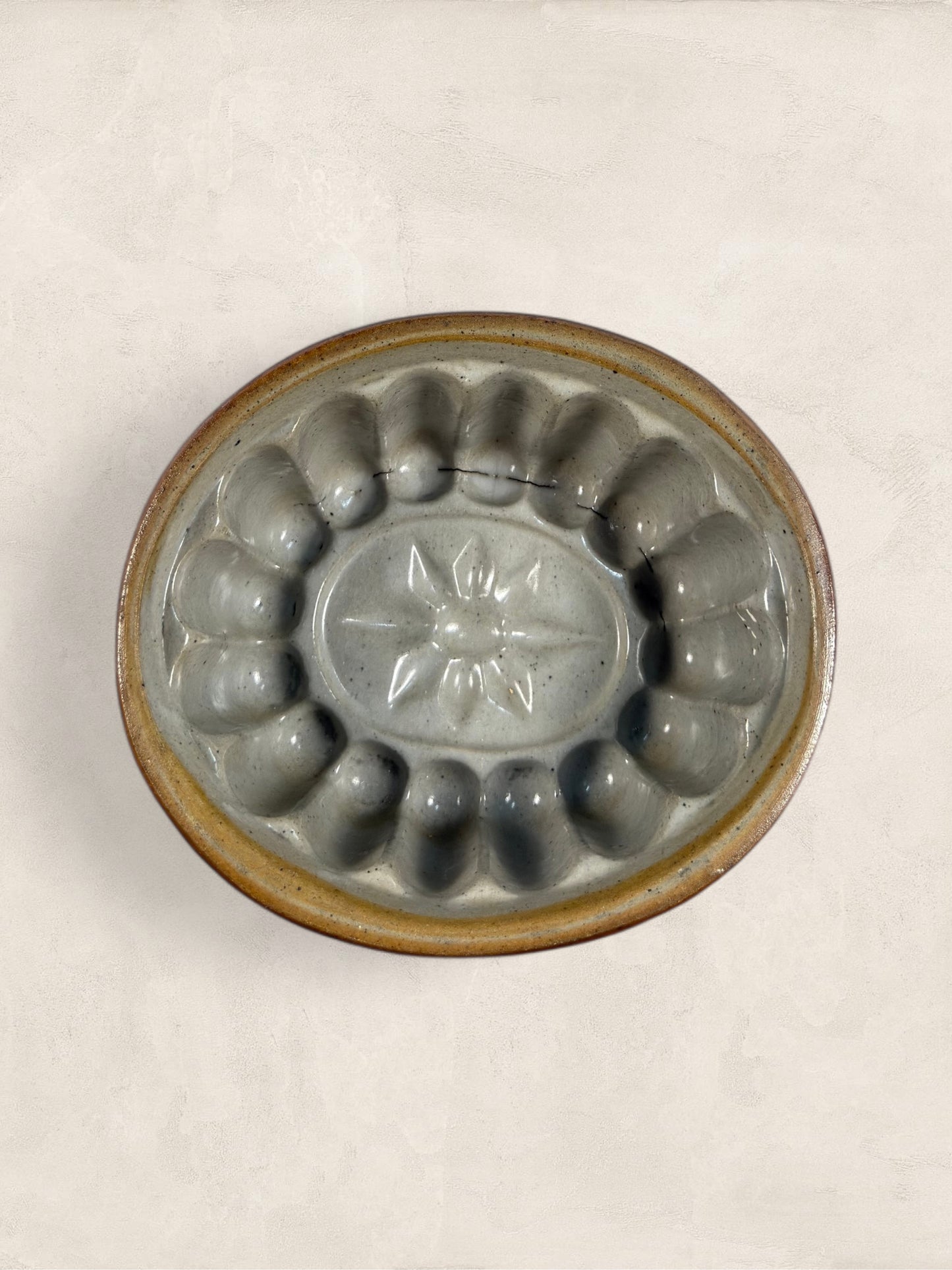English Stoneware Jelly Mould