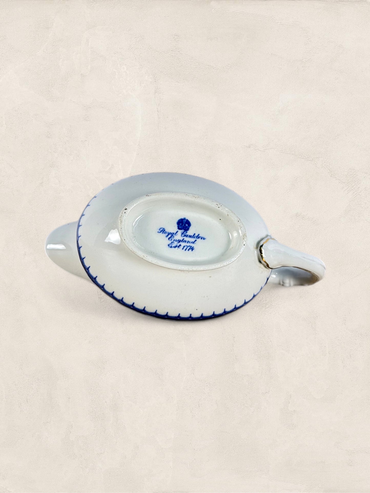 Royal Cauldon Transferware Gravy Boat