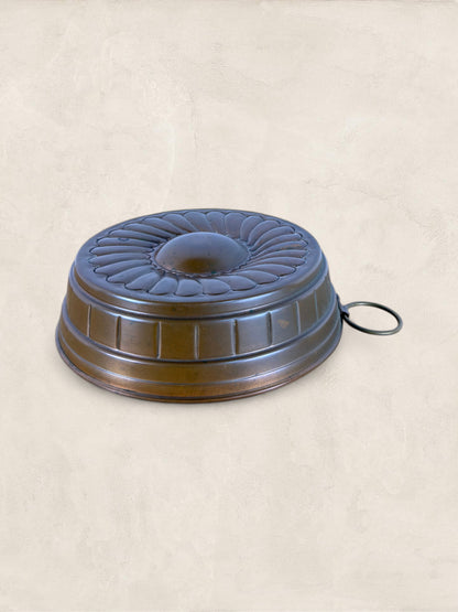 English Tin Plated Cake Mould
