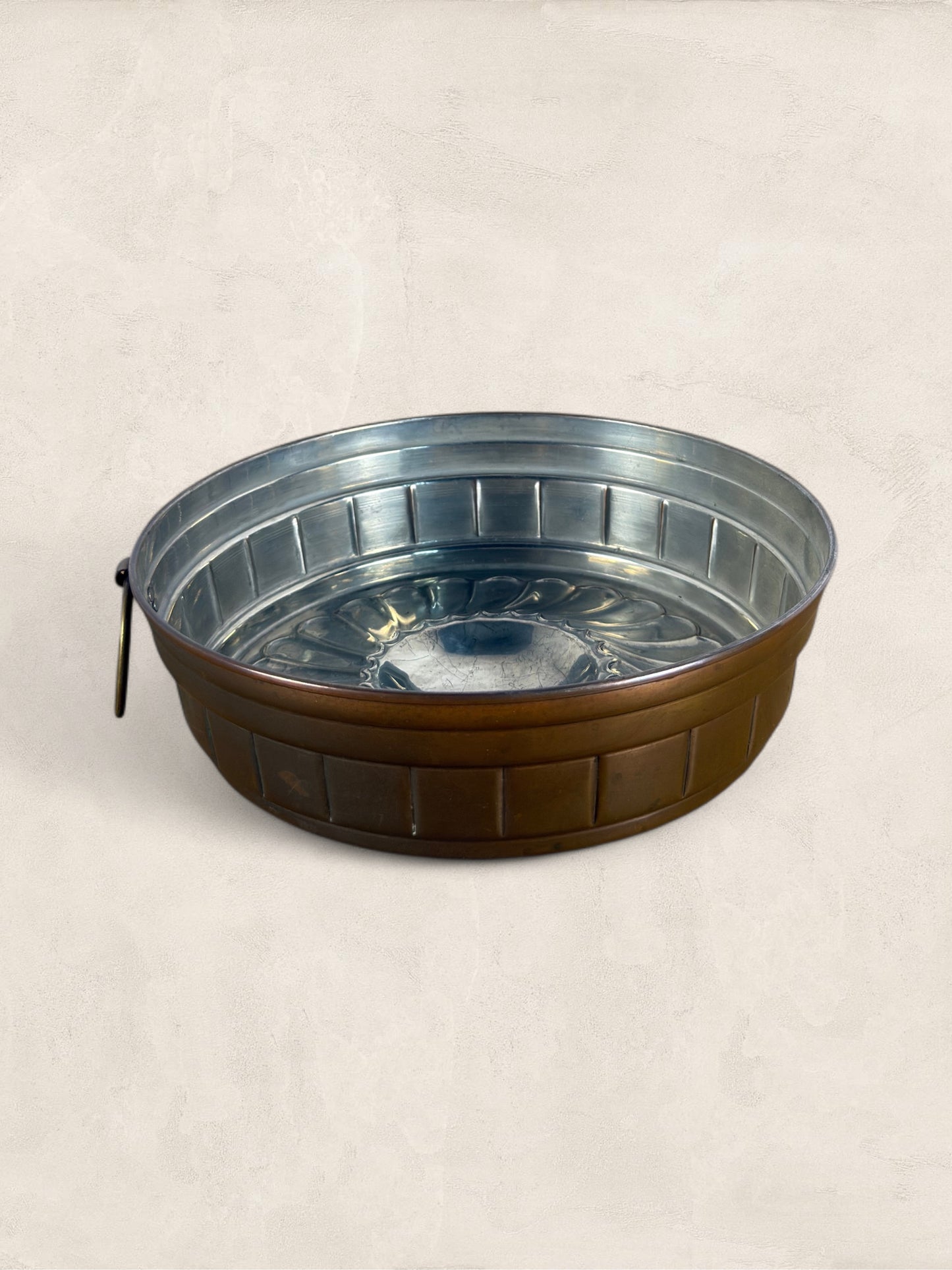 English Tin Plated Cake Mould