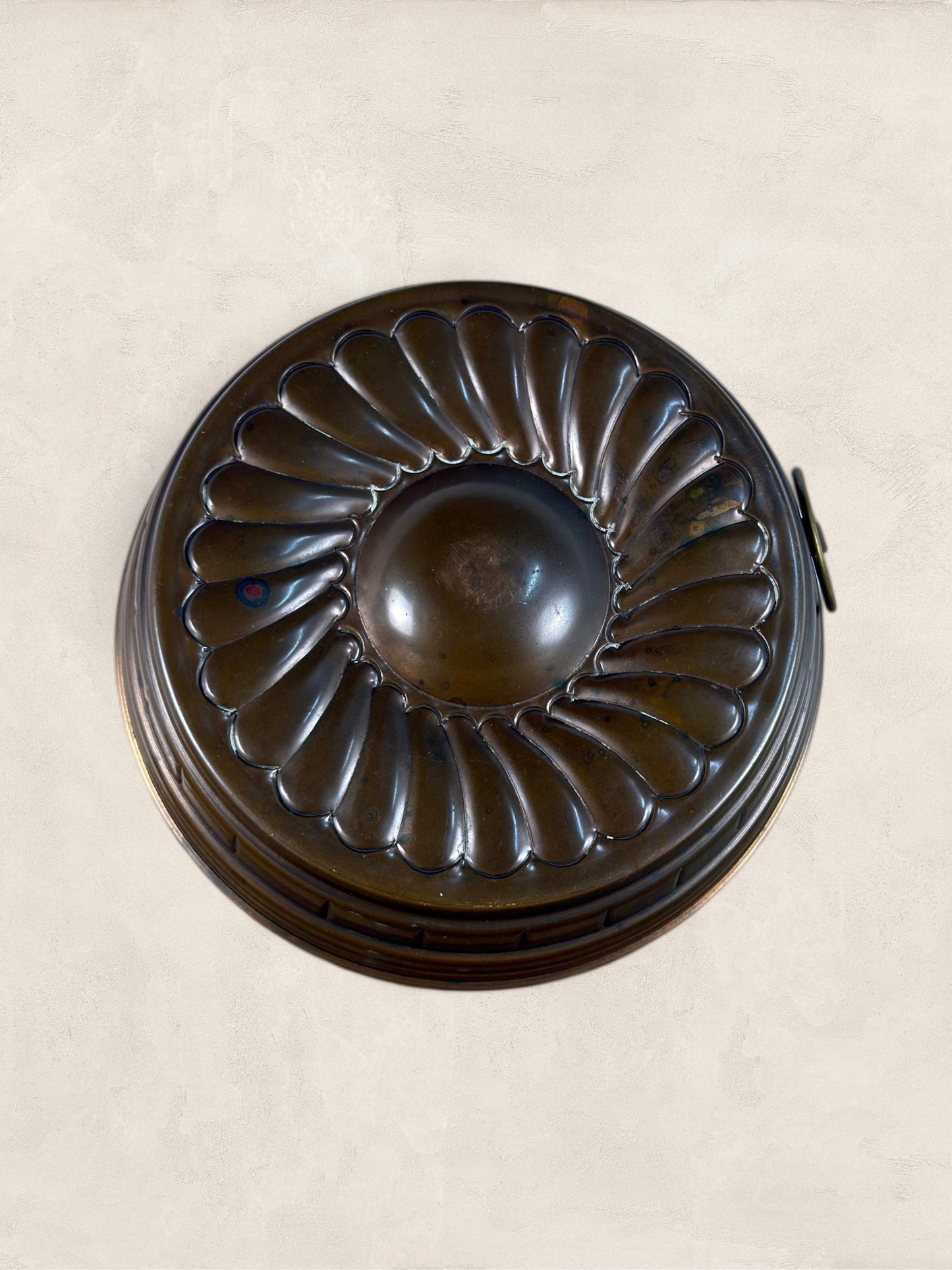 English Tin Plated Cake Mould