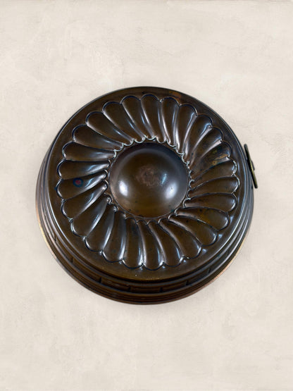 English Tin Plated Cake Mould