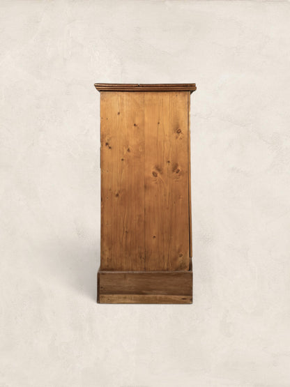 Victorian Pine 12-Drawer Apothecary Cabinet, circa 1900