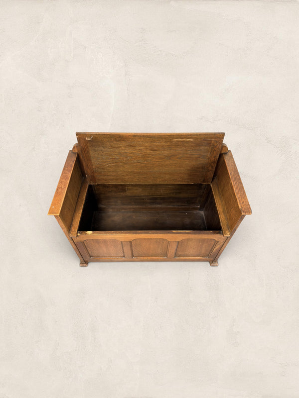English Oak Monks Bench