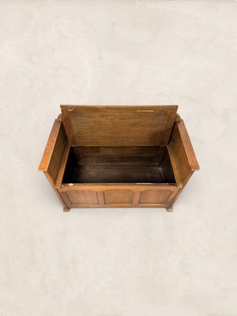 English Oak Monks Bench