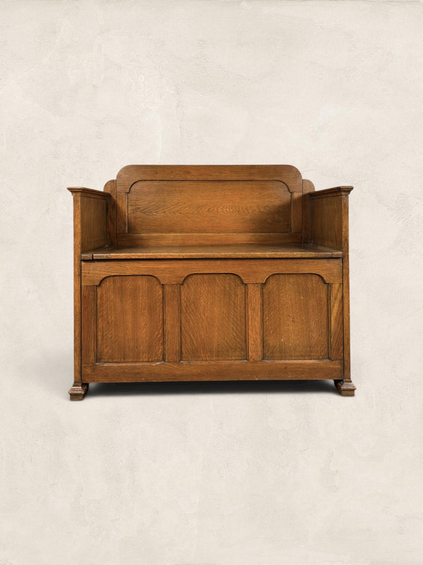 English Oak Monks Bench