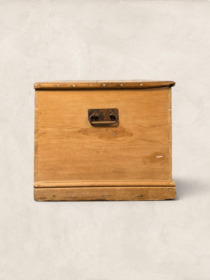 Antique Pine Blanket Box Circa 1890