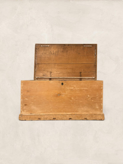 Antique Pine Blanket Box Circa 1890