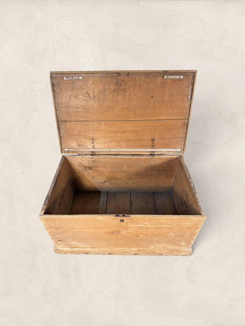 Antique Pine Blanket Box Circa 1890
