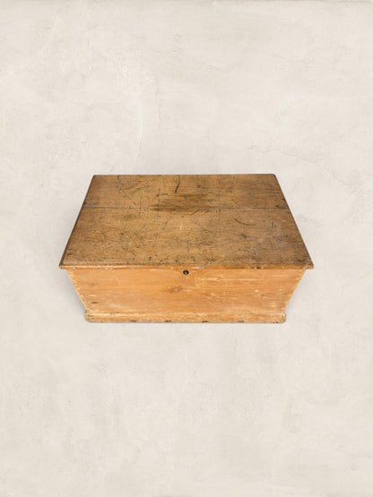 Antique Pine Blanket Box Circa 1890