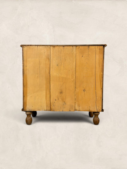 Victorian English Pine 2 Over 2 Chest of Drawers