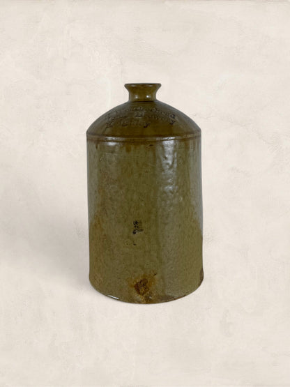 English Weatherhead Salt-Glazed Stoneware Flagon