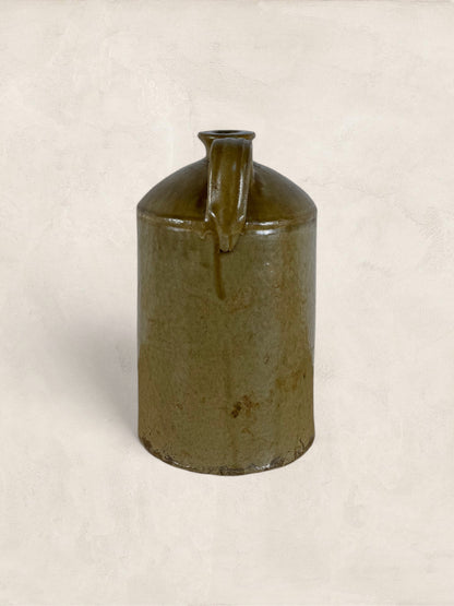 English Weatherhead Salt-Glazed Stoneware Flagon