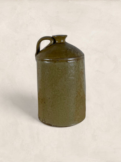 English Weatherhead Salt-Glazed Stoneware Flagon