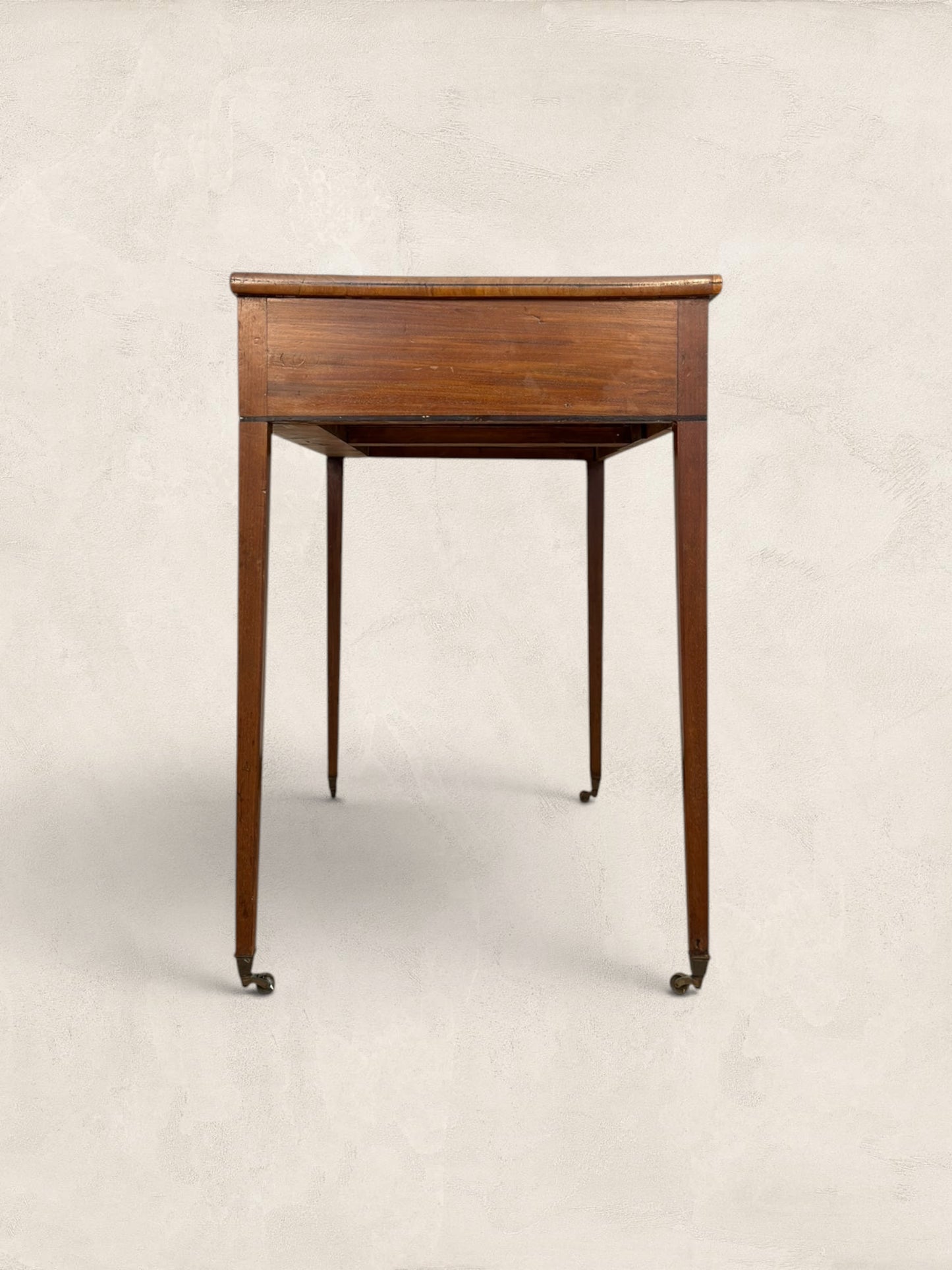 English Oak Writing Table with Original Hardware