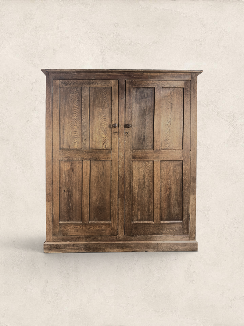 English Oak Housekeeper's Cupboard