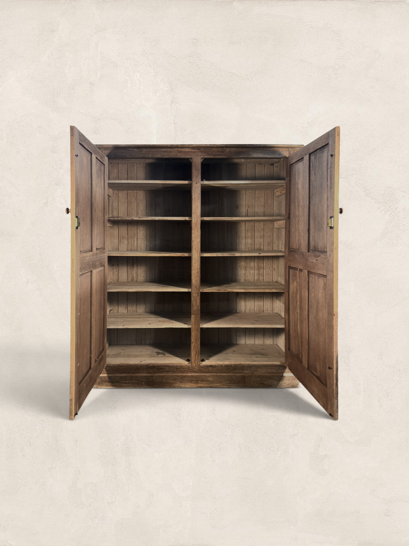 English Oak Housekeeper's Cupboard