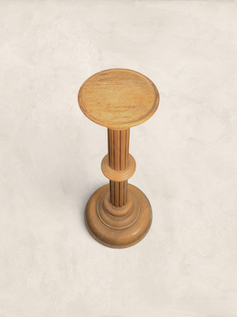 English Turned Pine Plant Stand