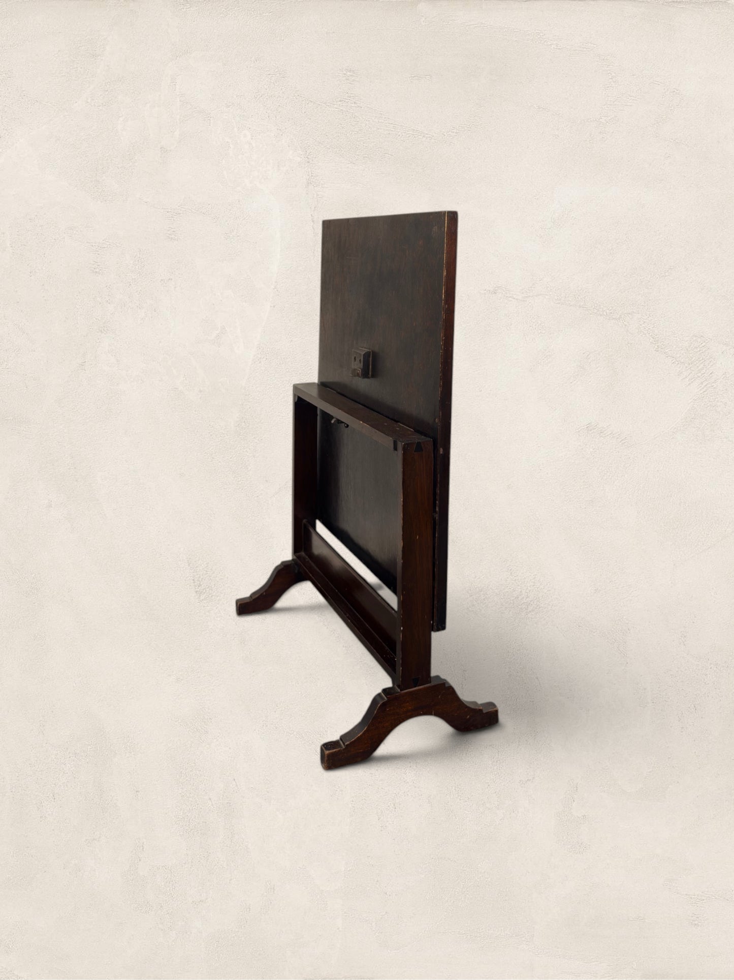 English Oak Metamorphic Tapestry Fireguard and Occasional Table