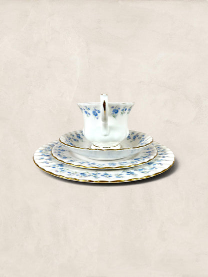 Royal Albert Memory Lane Bone China Quartet - Set of Four