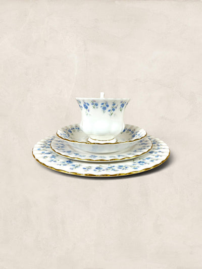 Royal Albert Memory Lane Bone China Quartet - Set of Four