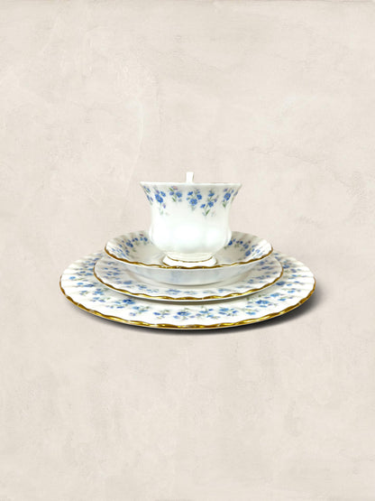 Royal Albert Memory Lane Bone China Quartet - Set of Four