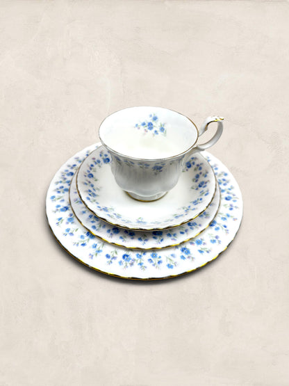 Royal Albert Memory Lane Bone China Quartet - Set of Four