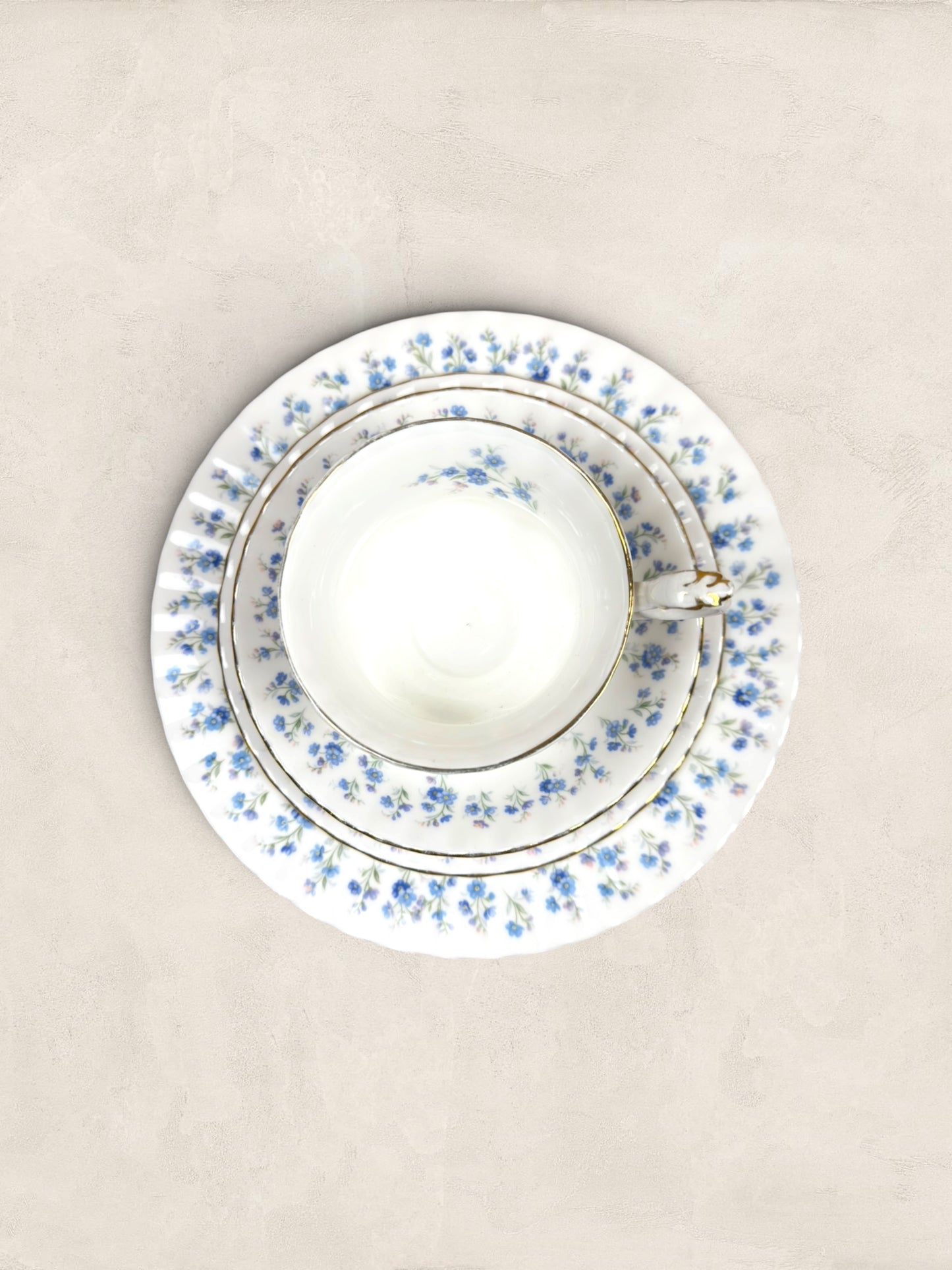 Royal Albert Memory Lane Bone China Quartet - Set of Four