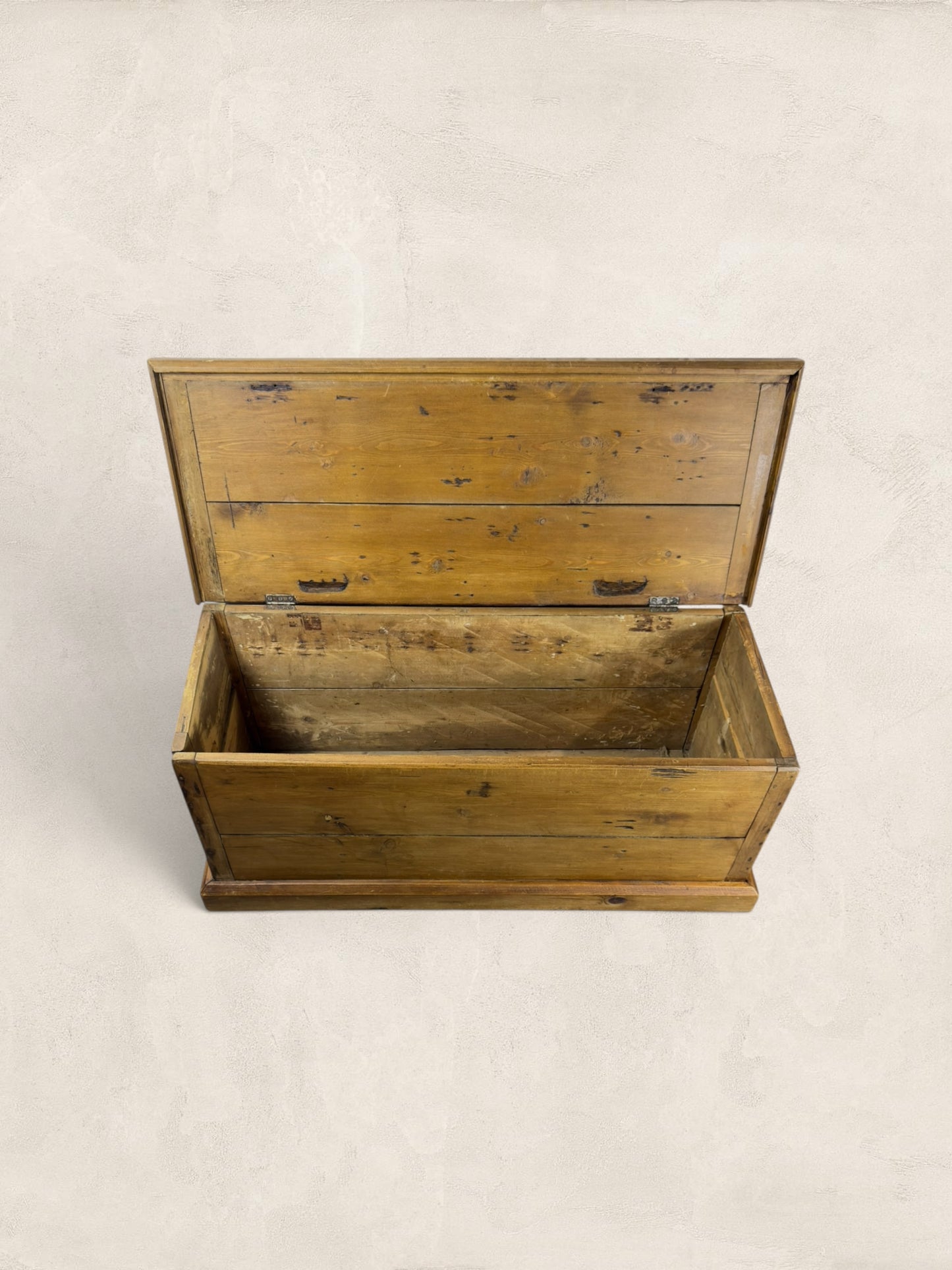 Victorian Antique Pine Blanket Box