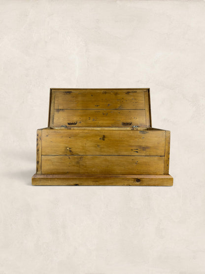 Victorian Antique Pine Blanket Box