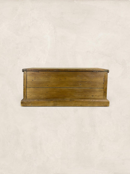 Victorian Antique Pine Blanket Box