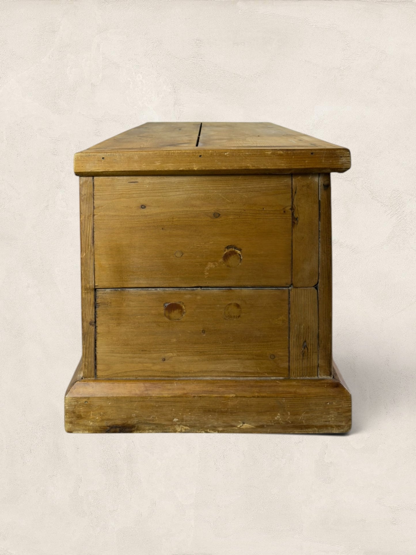 Victorian Antique Pine Blanket Box