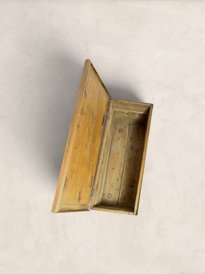 Victorian Antique Pine Blanket Box
