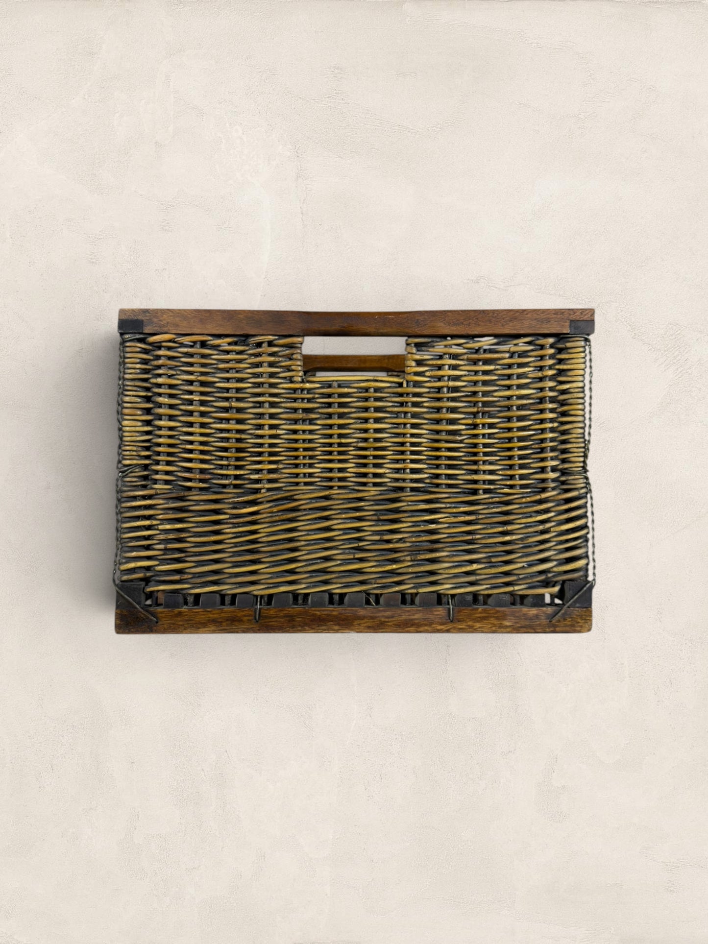 English Wicker Wine Crate