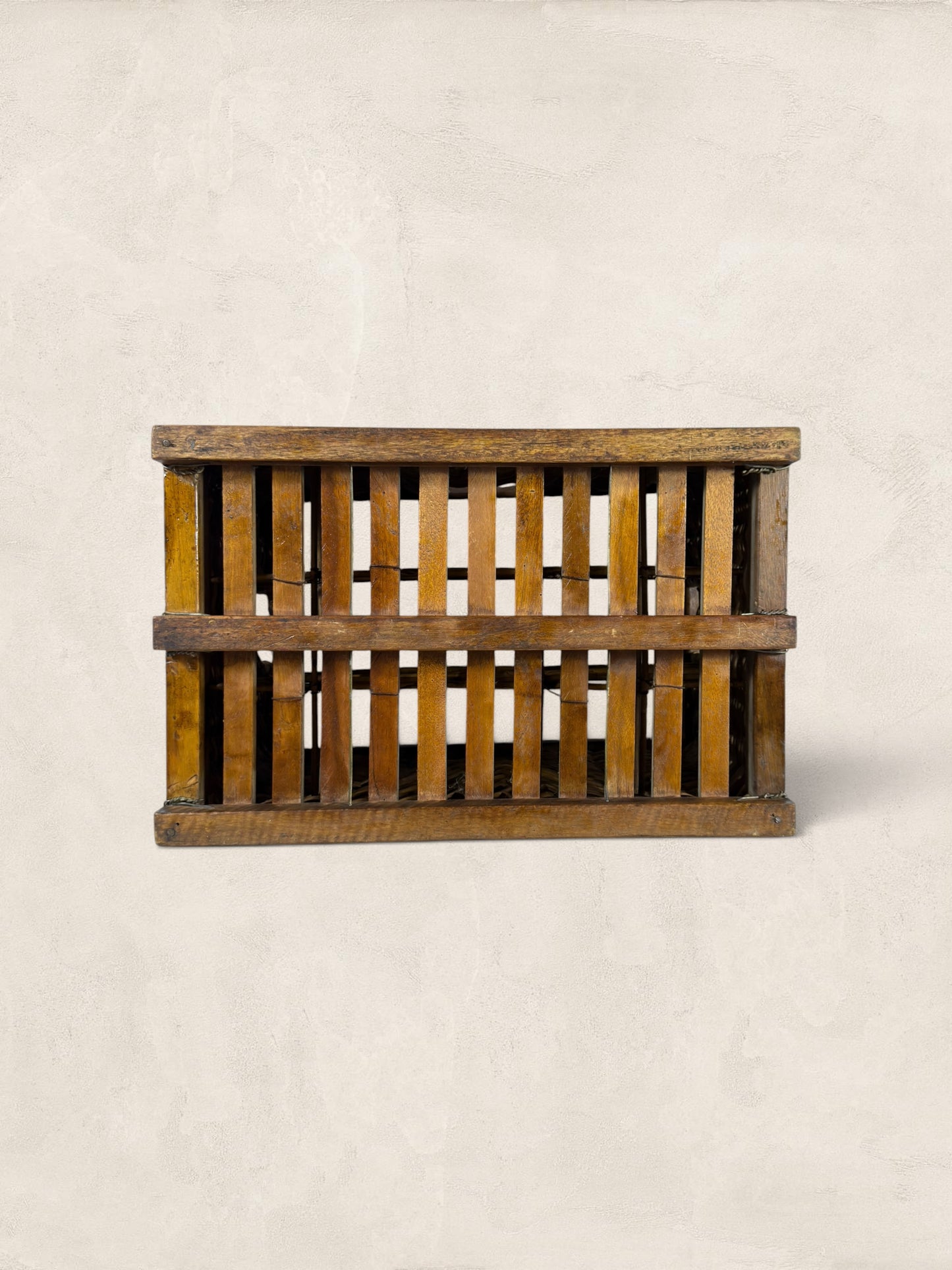 English Wicker Wine Crate