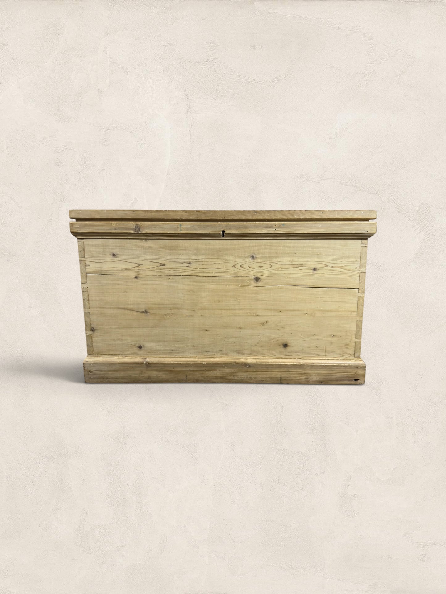 English Pine Blanket Chest with Original Handles