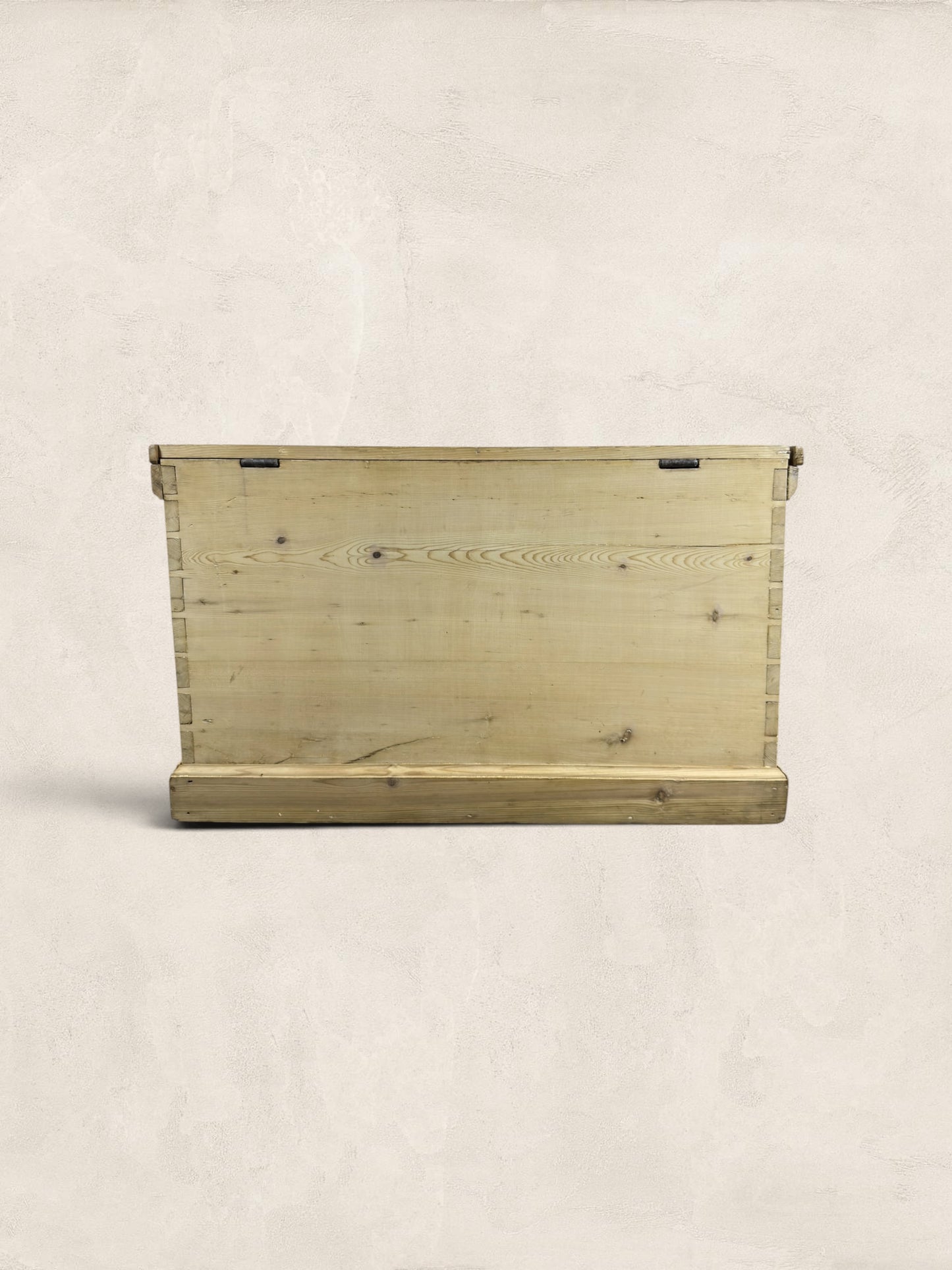 English Pine Blanket Chest with Original Handles
