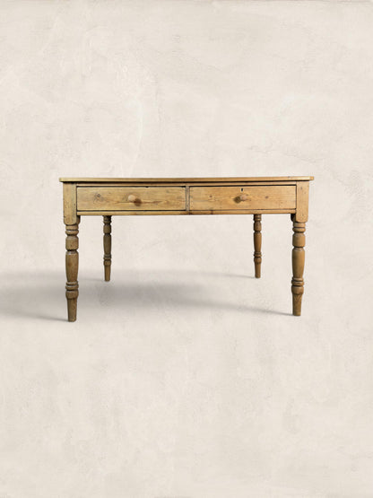 Antique English Pine Farmhouse Table
