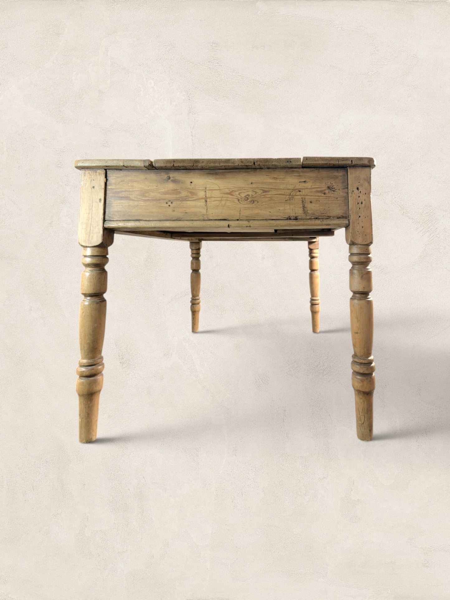 Antique English Pine Farmhouse Table