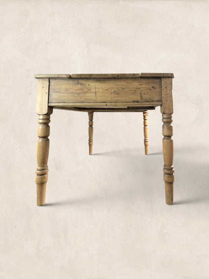 Antique English Pine Farmhouse Table