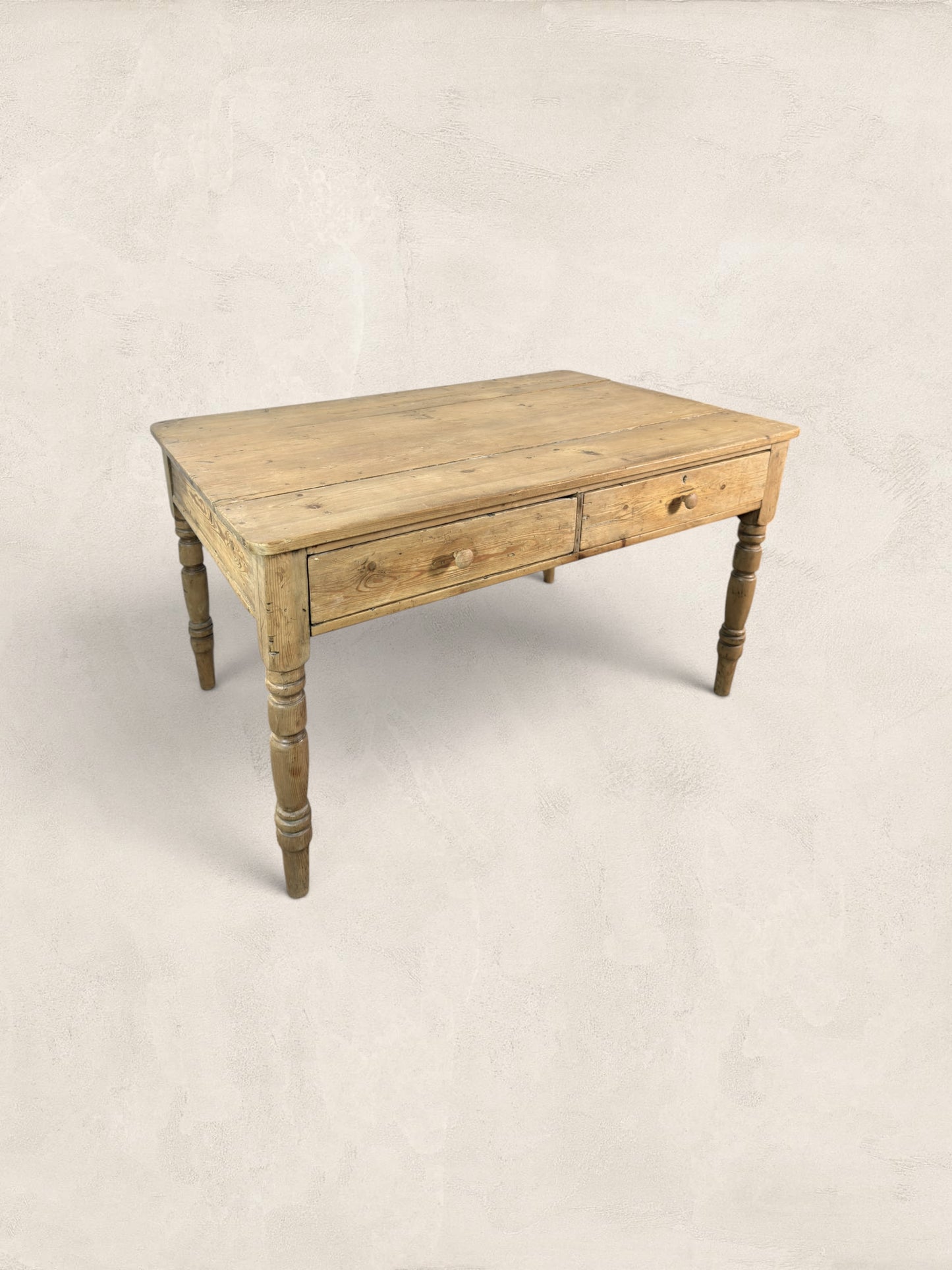 Antique English Pine Farmhouse Table
