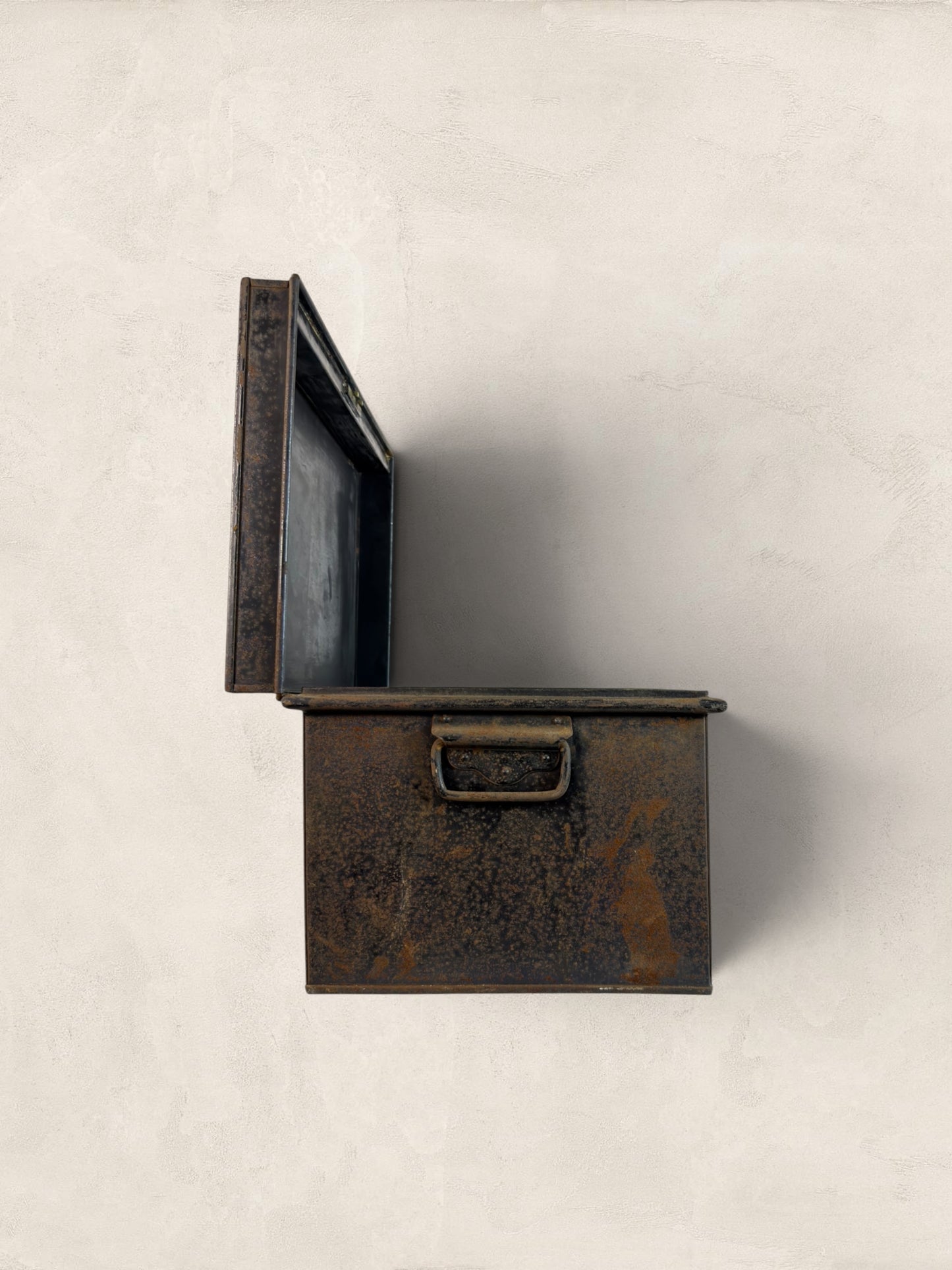 Antique Metal Deed Box - High Sheriff