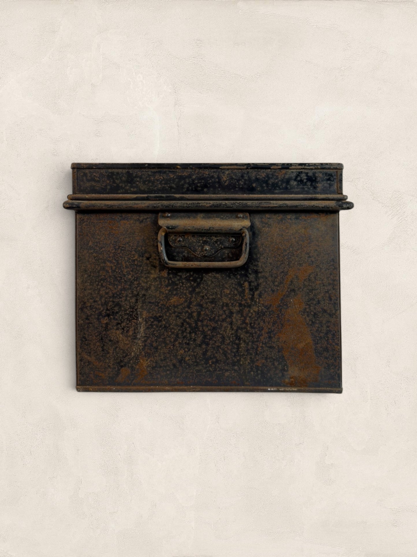 Antique Metal Deed Box - High Sheriff