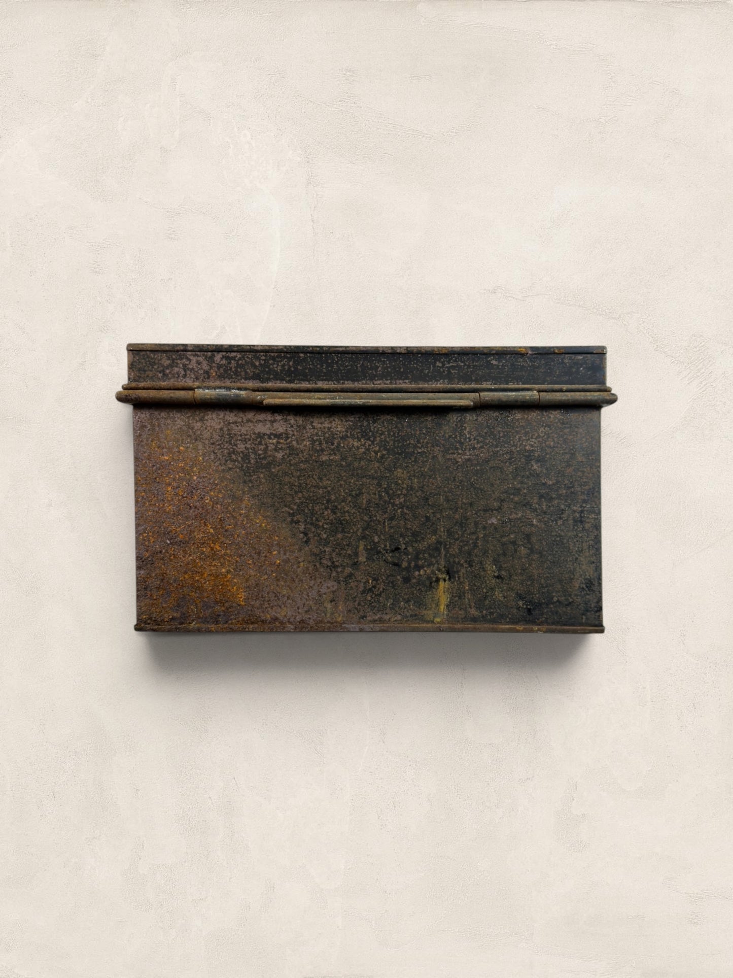 Antique Metal Deed Box - High Sheriff