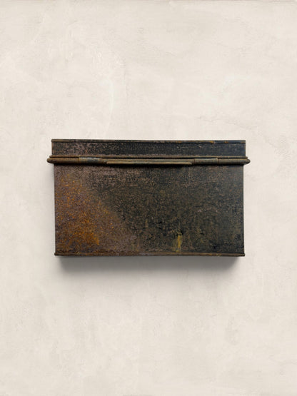 Antique Metal Deed Box - High Sheriff