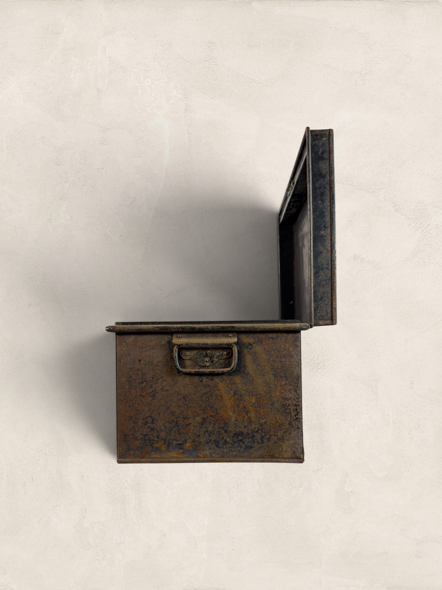 Antique Metal Deed Box - High Sheriff