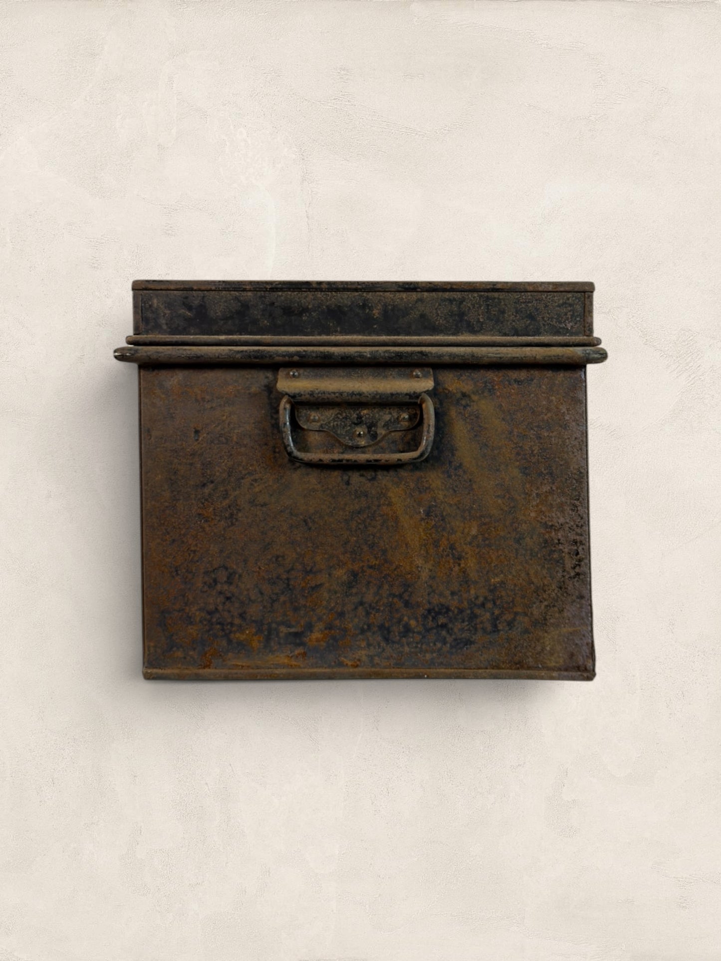 Antique Metal Deed Box - High Sheriff