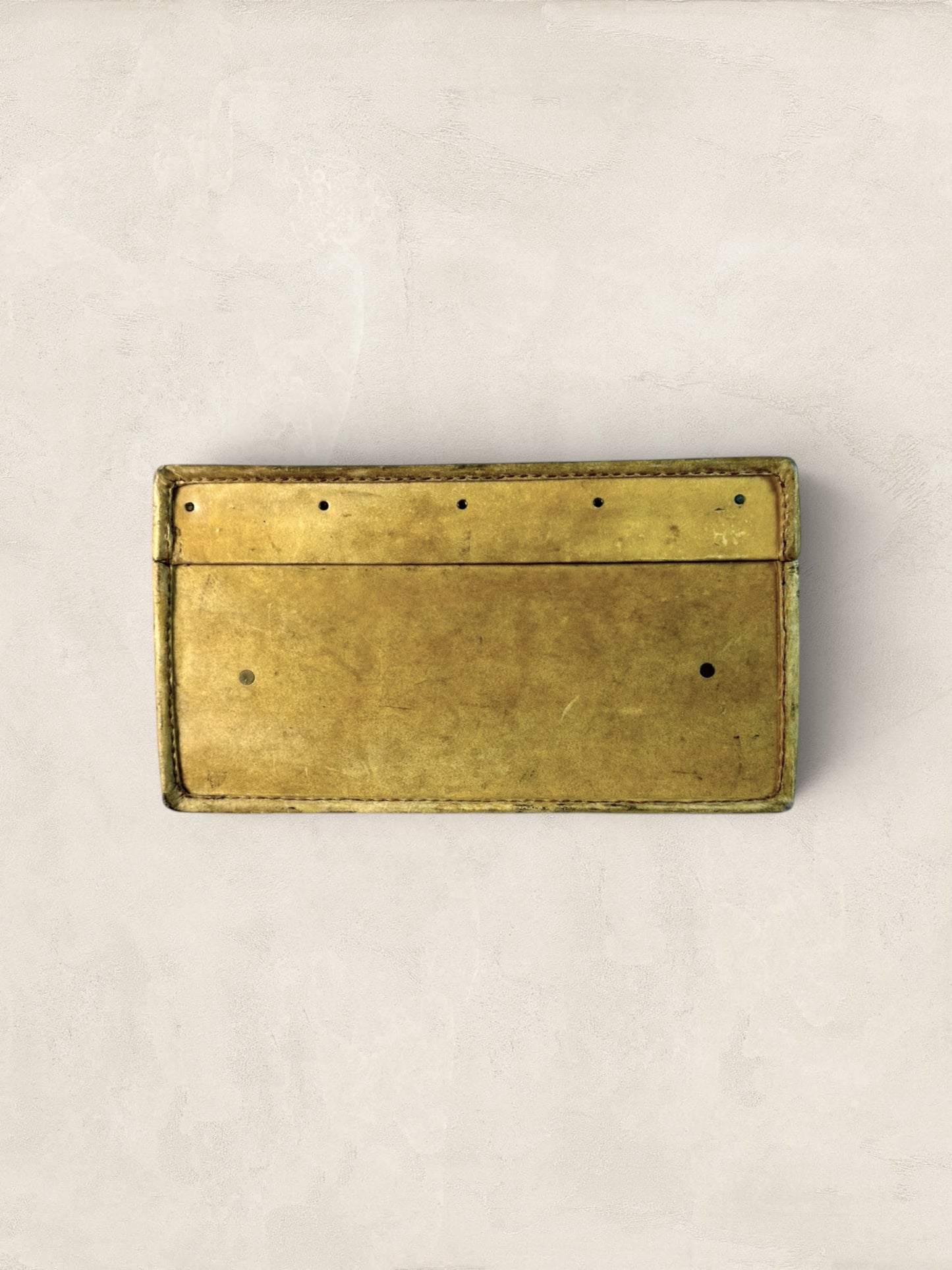 Harrods Monogrammed Vellum Suitcase, circa 1920s